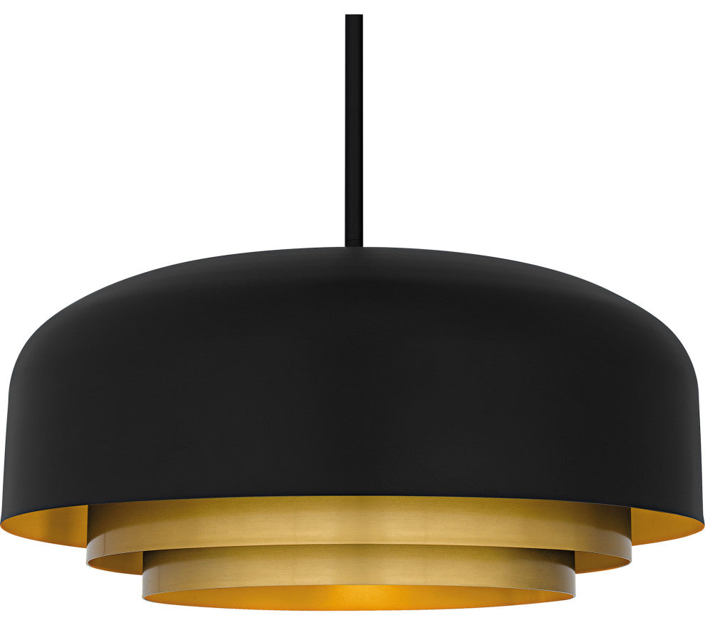 Quoizel FRK2822 Frankie 4 Light 22"W Pendant - Matte Black