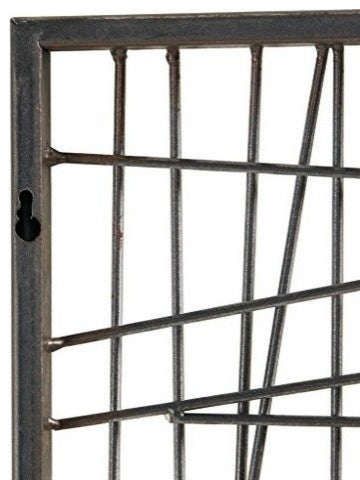 INK+IVY Savoy Distressed Black Metal Wall Art Decor