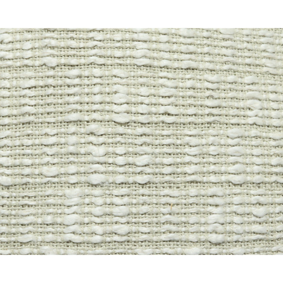 Natural Hand-Woven with Tassels Dameron Throw Pillow, 20" x 20"
