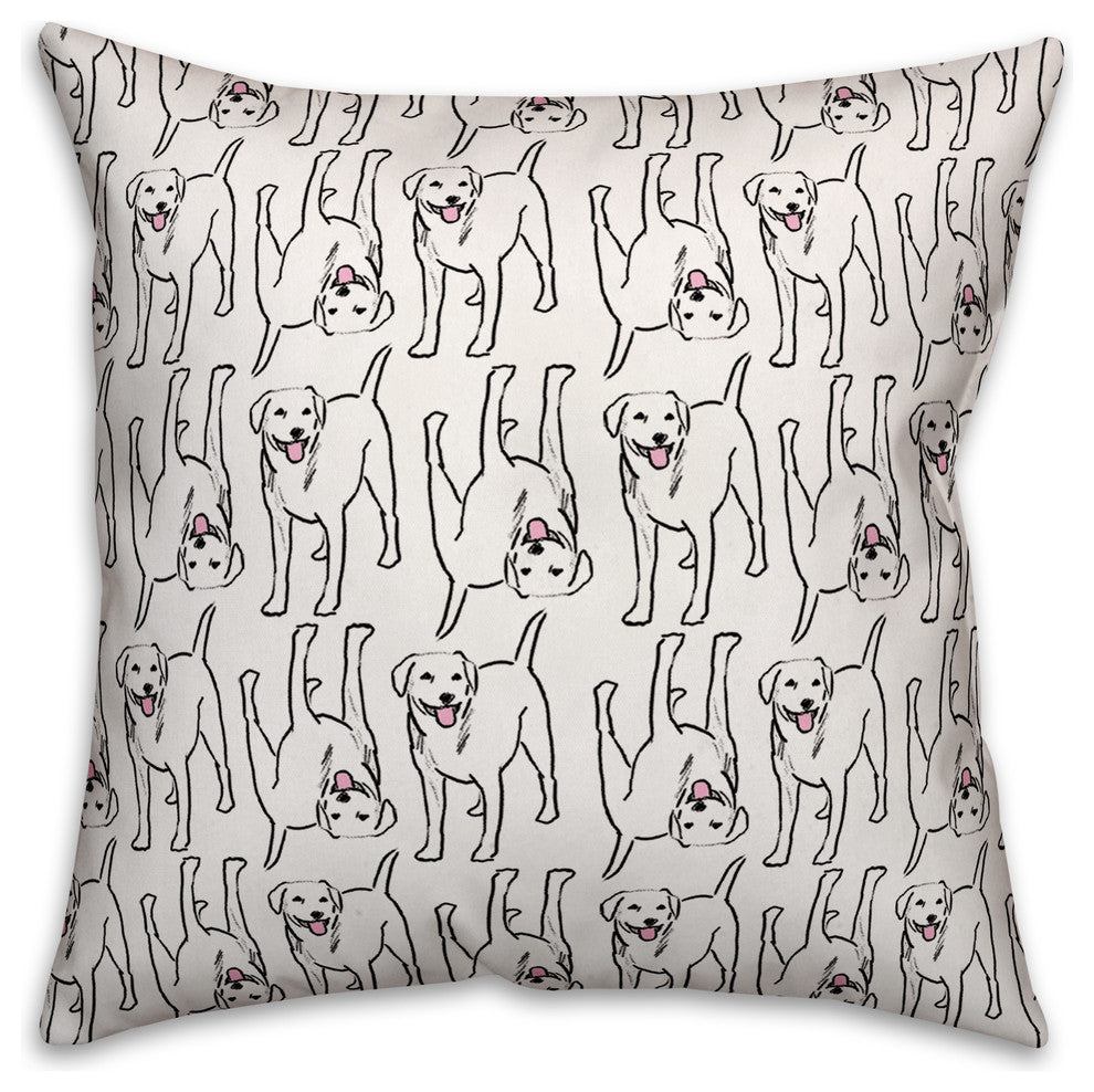 All the White Labs 18x18 Spun Poly Pillow