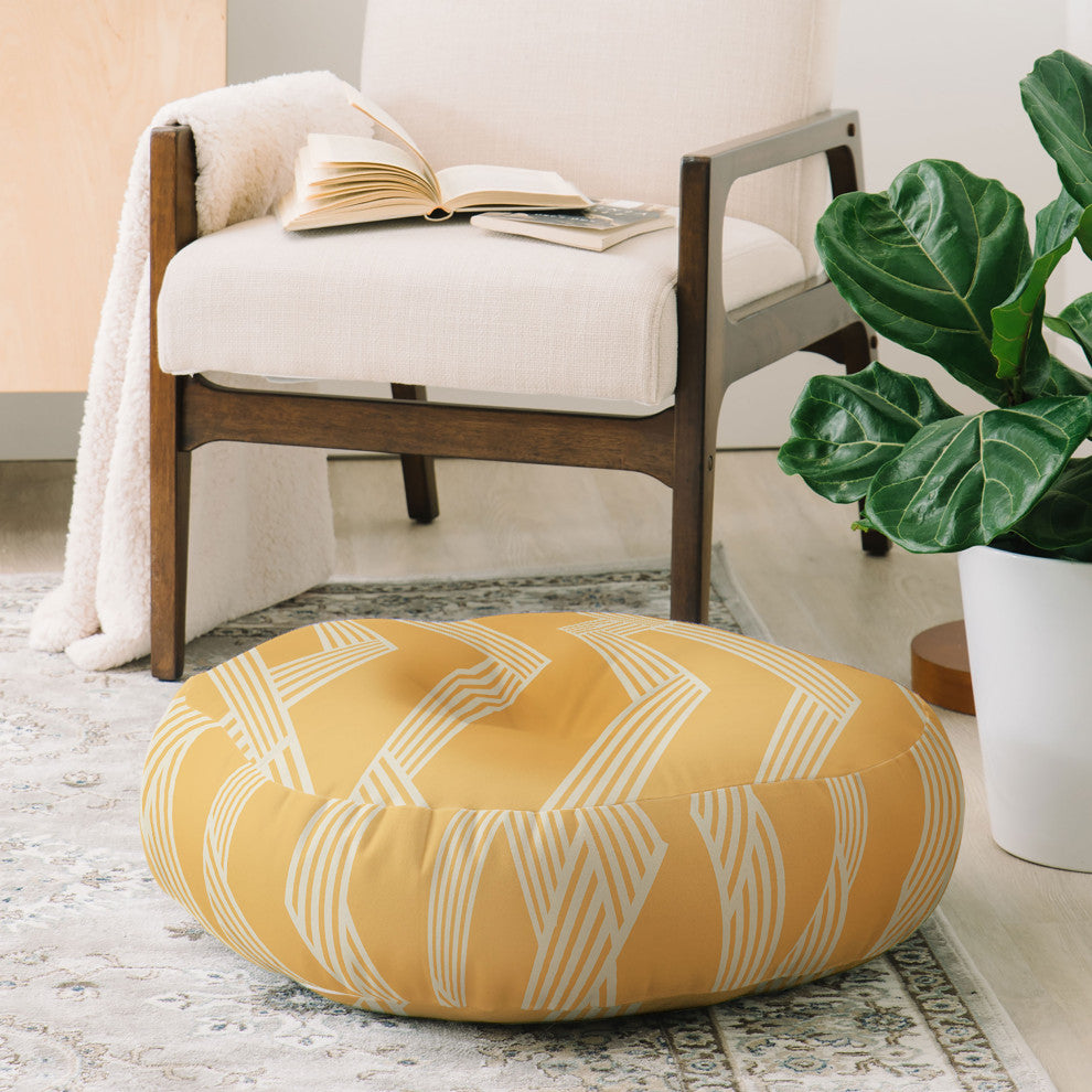 Gabriela Fuente July Floor Pillow Round