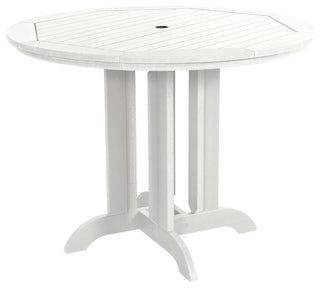 Sequoia 48" Round Counter Dining Table, White
