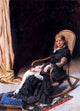 Cecilio Pla y Gallardo Descansando en la tumbona Gallery Wrapped Canvas Print