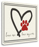"Love Me Cat" By Jo Moulton, Giclee Print on Gallery Wrap Canvas, Ready to Hang