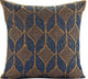 Blue Decorative Throw Pillow Covers 24"x24" Silk Euro shams - Moroccan Blue