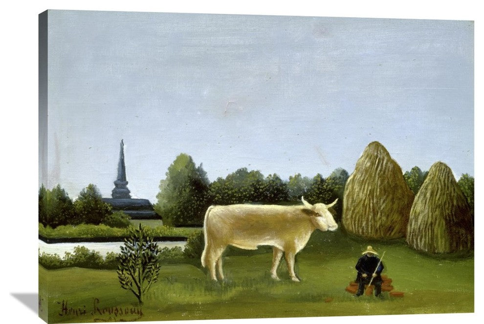 "View Surrounding Paris" Artwork, 40"x28"