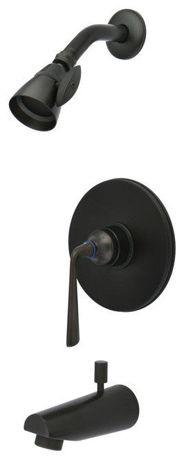 Oil Rubbed Bronze Silver Sage Single Handle Tub & Shower Faucet KB8695ZL