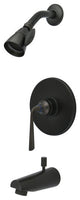 Oil Rubbed Bronze Silver Sage Single Handle Tub & Shower Faucet KB8695ZL