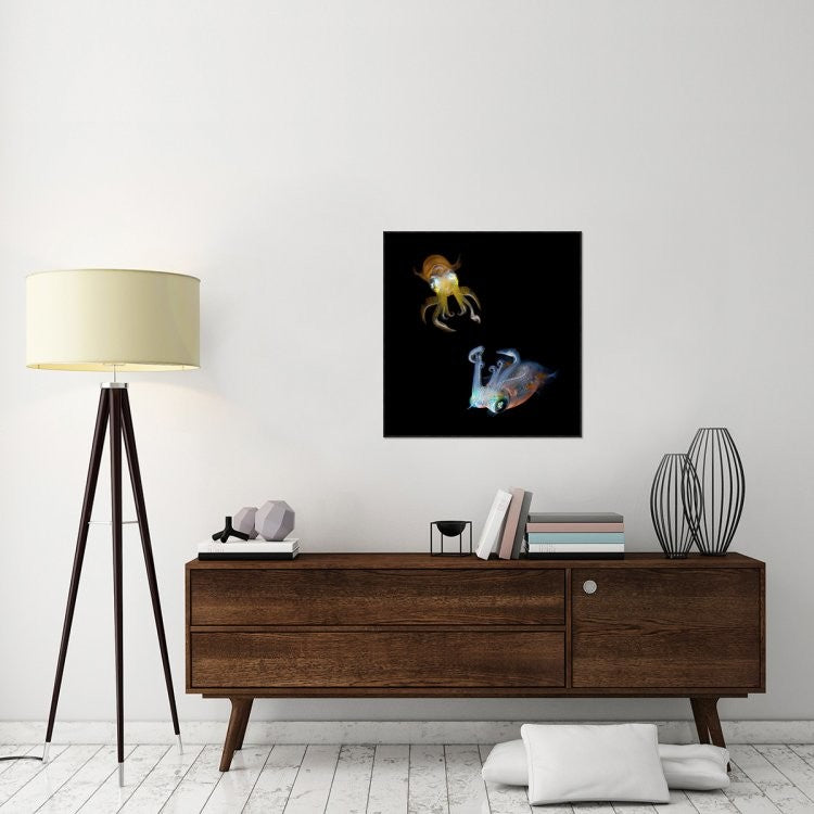 "Sea Jewels" Framed Canvas Giclee by Andrey Narchuk, 30x31"