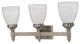 Nuvo Triumph 3-Light Fluorescent Vanity and Wall Light Fixture