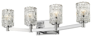Z-Lite 1931-4V Aubrey 4 Light 32"W Bathroom Vanity Light - Chrome