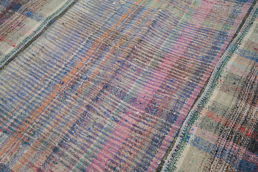 Rug N Carpet - Handmade Anatolian 6' 8'' x 9' 10'' Vintage Patchwork Kilim Rug