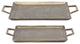 Bronze Metal Tray, 2-Piece Set