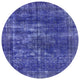 Ahgly Company Indoor Round Mid-Century Modern Area Rugs, 8' Round