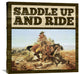 "Western - Saddle Up" Artwork, 30"x30"