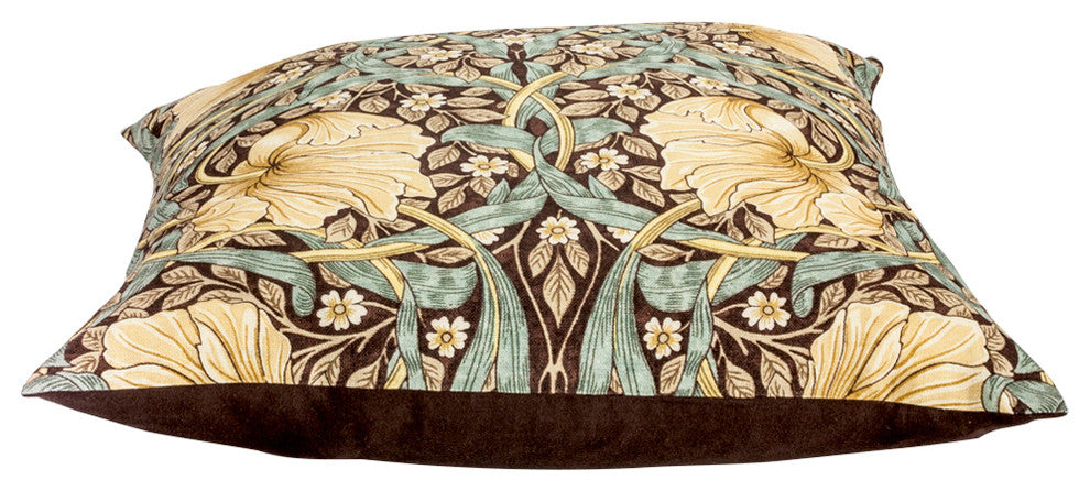 Designer Pillow Cover William Morris Fabric "Pimpernel", 18x18