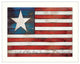 "Land of the Free" By Marla Rae, Printed Wall Art, Ready To Hang, White Frame