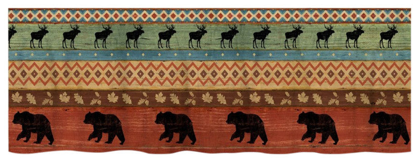 Bear Lodge Window Valance