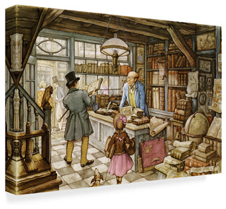 Anton Pieck 'Vintage Book Store' Canvas Art