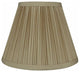 Softback Mushroom Pleated Lamp Shade, 5x9x7", Tan, Single