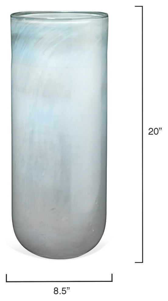 Large Vapor Vase, Metallic Opal