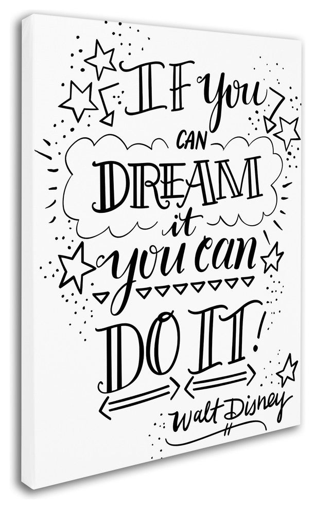 Elizabeth Caldwell 'Dream It Do It' Canvas Art, 24x32