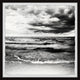 "Black Clouds" Framed Painting Print, 24x24