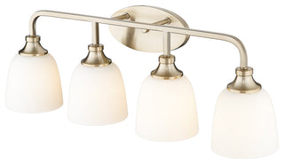Alberta 4 Light 30" Modern Gold Vanity Light