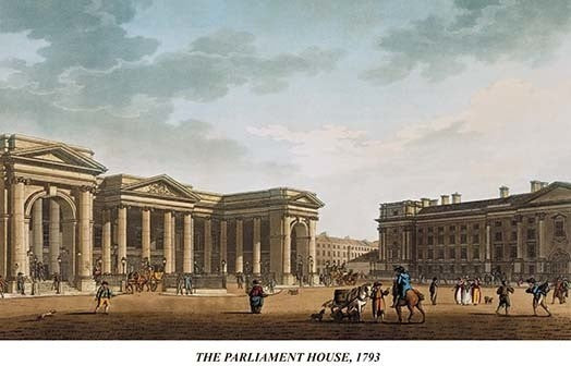 The Parliament House, 1793- Gallery Wrapped Canvas Art 28" x 42"