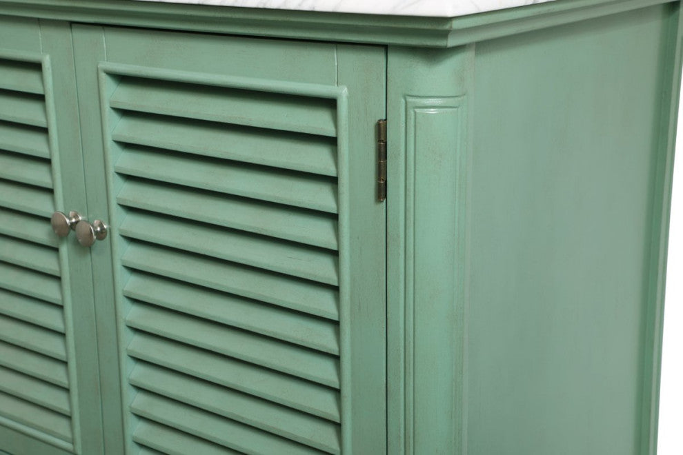 Home Living Single Bathroom Vanity, Vintage Mint, 36"