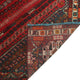 Vintage Distressed Shareef Red Rug