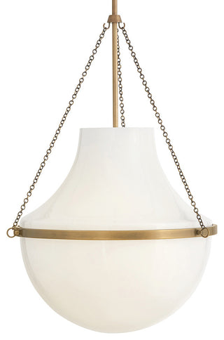 Hinkley Collins Large Pendant, Heritage Brass