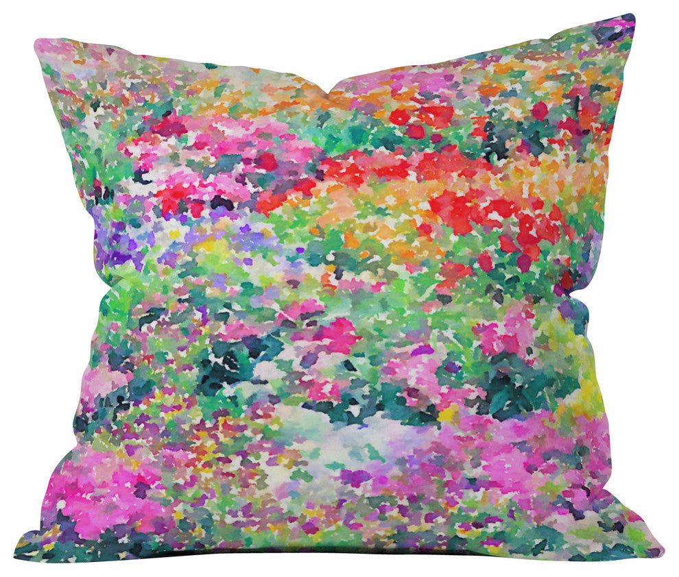 Jacqueline Maldonado Secret Garden 1 Outdoor Throw Pillow