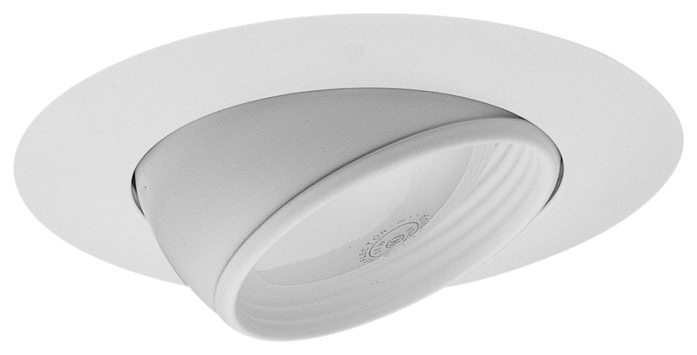 NICOR 6-inch Recessed Baffle Cone Trim in White, White