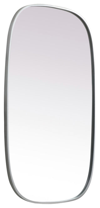 Elegant Lighting MR2B2440 Brynn 24" W x 40" H Modern Oval - Black