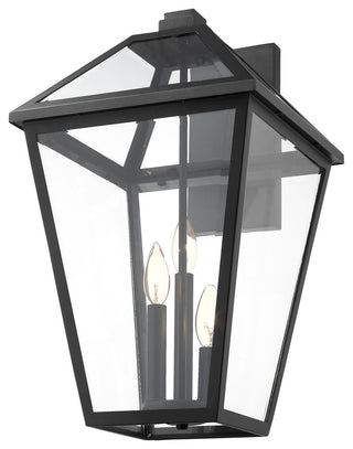 Z-Lite 579B Talbot 3 Light 18" Tall Marine Grade Outdoor Wall - Rubbed Bronze