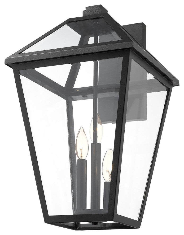 Z-Lite 579B Talbot 3 Light 18" Tall Marine Grade Outdoor Wall - Rubbed Bronze