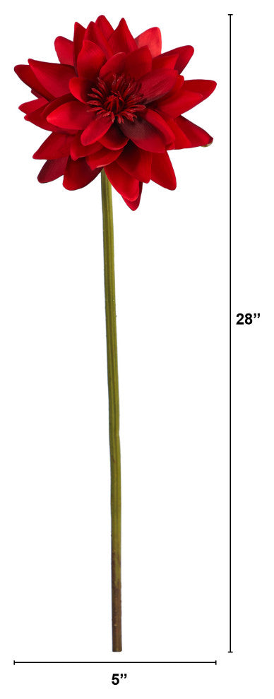 28" Lotus Artificial Flower, Set of 4