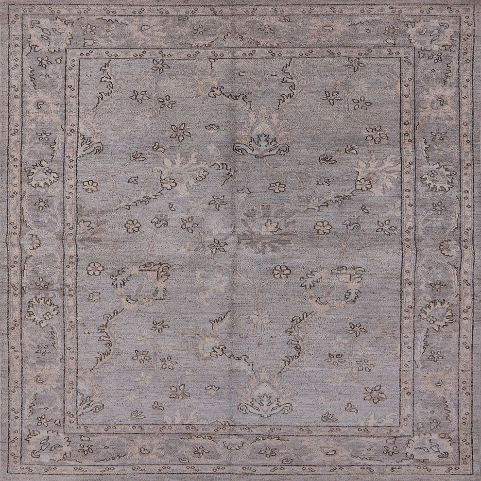 Ahgly Company Indoor Square Mid-Century Modern Area Rugs, 3' Square