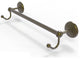 Prestige Monte Carlo 30" Towel Bar with Integrated Hooks, Antique Brass