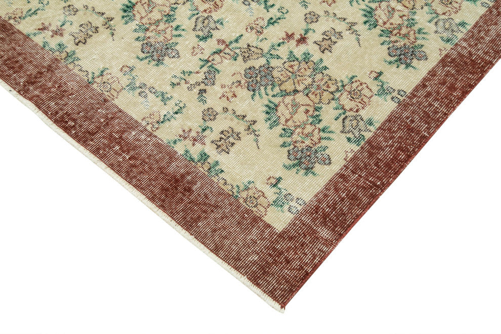 Rug N Carpet - Hand-knotted Turkish 4' 5" x 7' 9" Over-dyed Small Area Rug