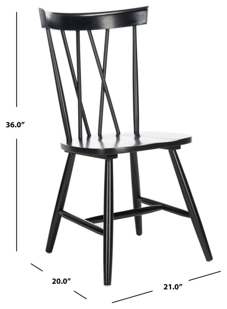 Safavieh Friar Dining Chair, Black