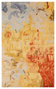 EORC Hand-tufted Gold Contemporary Abstract Palermo Rug, Rectangular 7'9"x9'9"