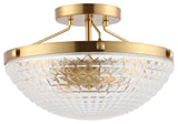 Safavieh Nienna Flush Mount Gold Base