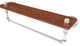 Pipeline Ironwood Shelf with Towel Bar, Matte White, 22"