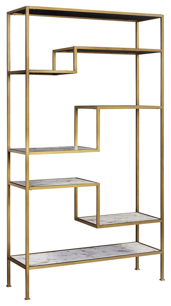 5-Tier Display Etagere Shelf for Living Room