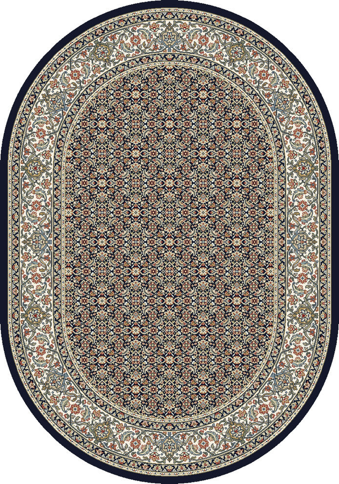 Ancient Garden Rug, 6'7"X9'6" Oval