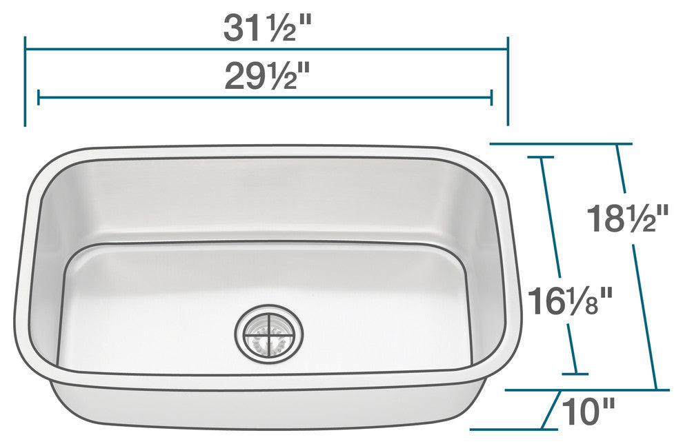 P813-16 Stainless Steel Kitchen Sink