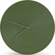 Atipico Ring Ceramic Wall Clock, Olive Green