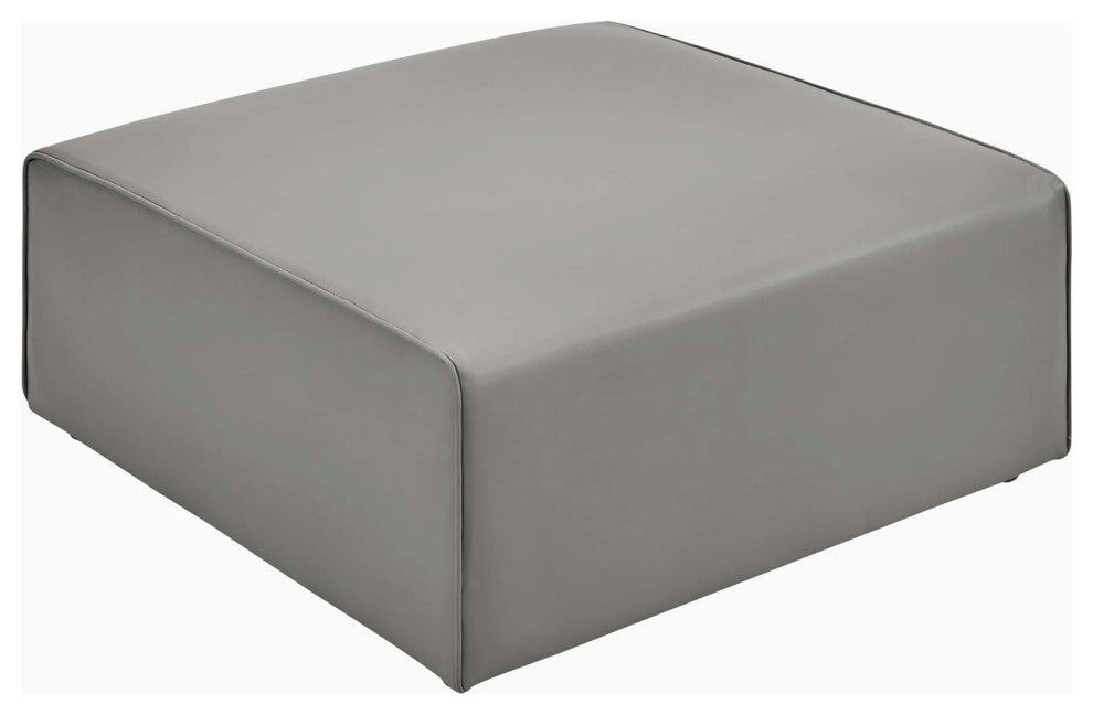 Accent Chair Ottoman, Velvet, Gray, Modern, Living Lounge Hotel Hospitality